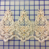 Non-Metallic Trim - 6-inch Scalloped Lace Peach